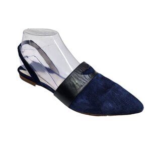 Tahari Mules Pointed‎ Toe Suede Shoes Women's Size 38